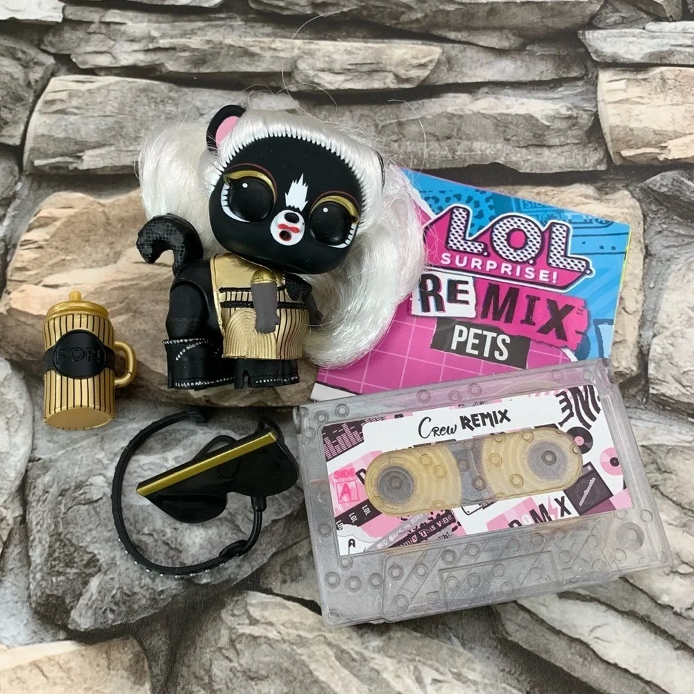 Solo Skunk RM-017 LOL Surprise Remix Crew Fancy Pets Doll Accessories New Toy